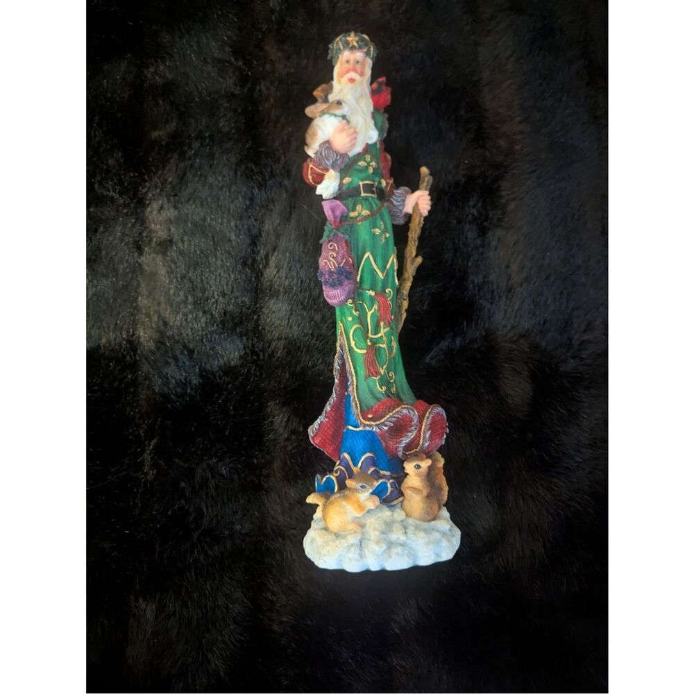 Lenox Pencil Santa Collection The Woodland Santa Figurine 1998 13" Christmas